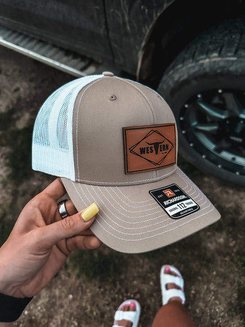 Brand Hat Khaki/White - 112