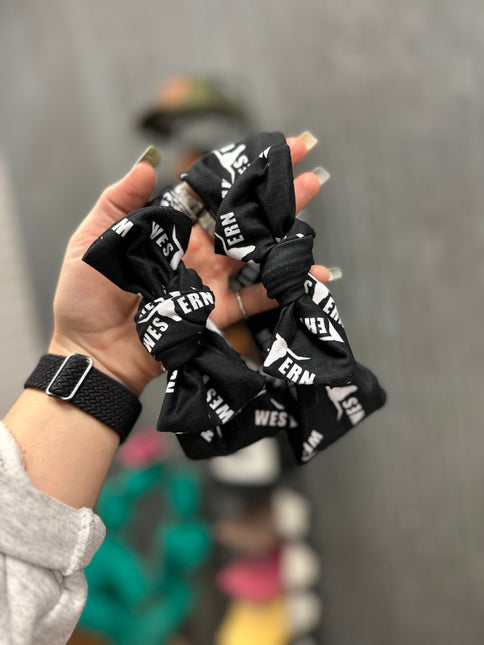 Brand Petite Bow Tie Headband - Black