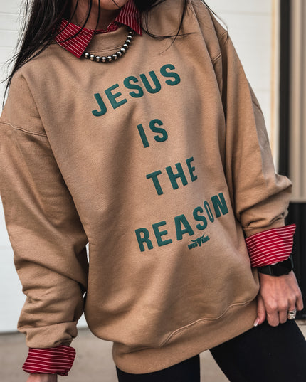 THE REASON [Seafoam Puff] Crew - Caramel