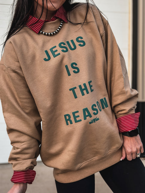 THE REASON [Seafoam Puff] Crew - Caramel