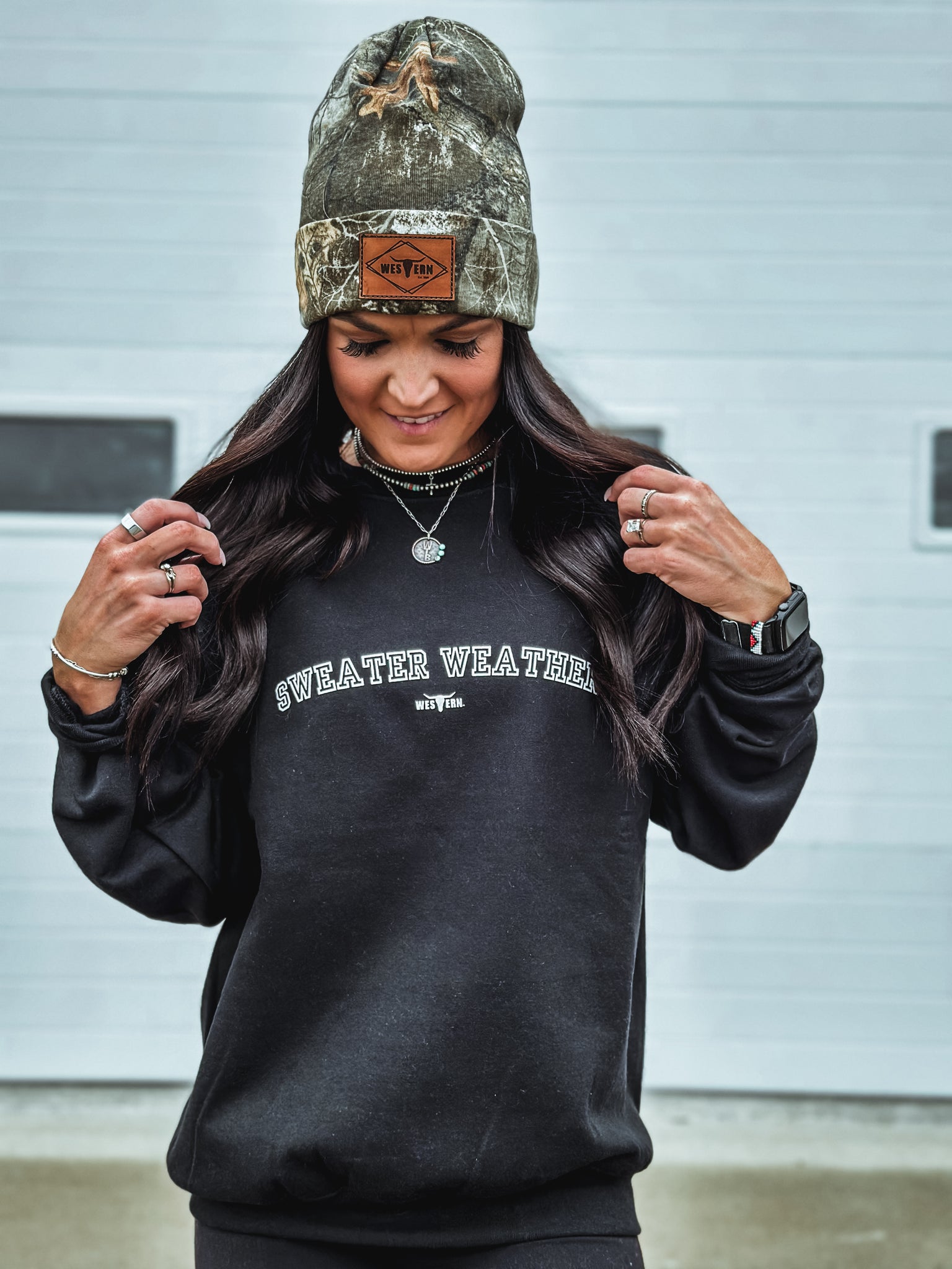 Sweater Weather Crew - Black