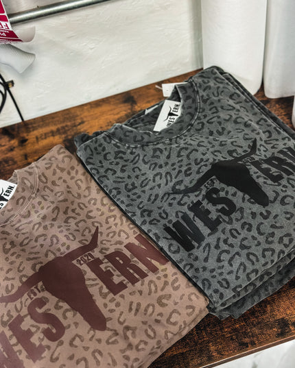 Brand Logo T Vintage Leopard - Brown