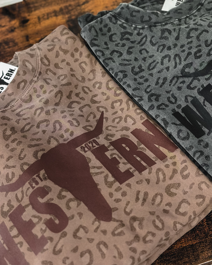 Brand Logo T Vintage Leopard - Brown
