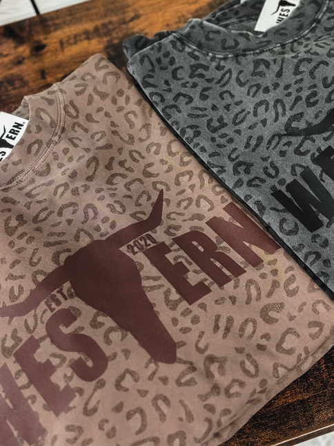 Brand Logo T Vintage Leopard - Brown
