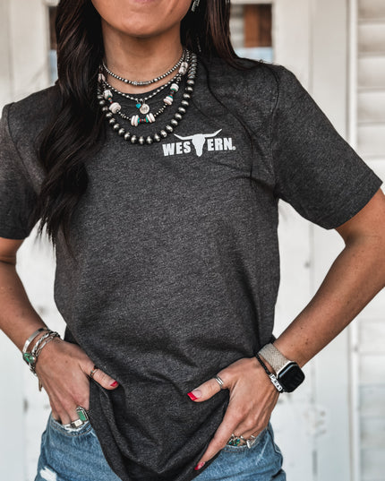 Brand Logo T - Charcoal