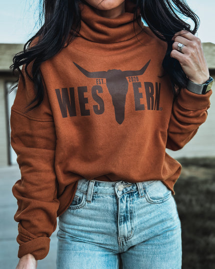 Brand Amber Boxy Turtleneck