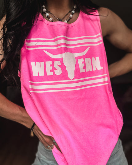 Brand Tank Cosmic Pink