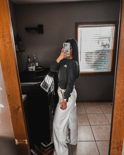 Brand Basic Longsleeve - Dark Pine