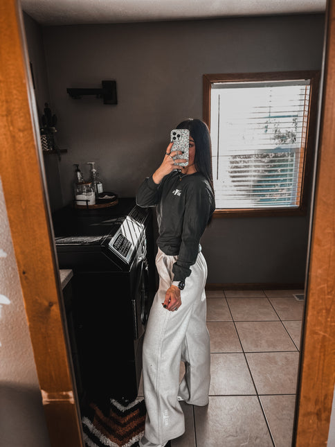 Brand Basic Longsleeve - Dark Pine