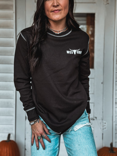 Brand Men’s Thermal Longsleeve - Black