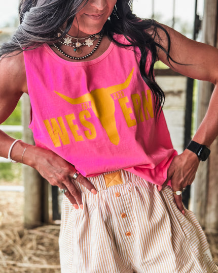 Brand Tank Cosmic Pink