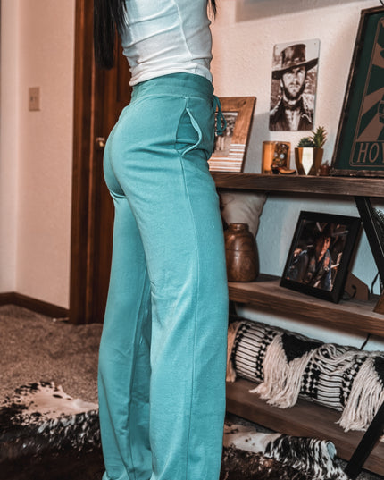 Brand Lazy Day Sweatpants - Teal