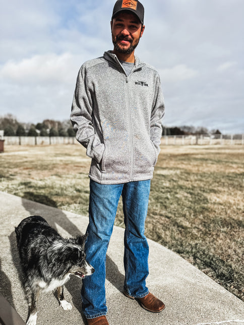 Men's Drifter Full Zip Fleece Jacket - Grey Heather