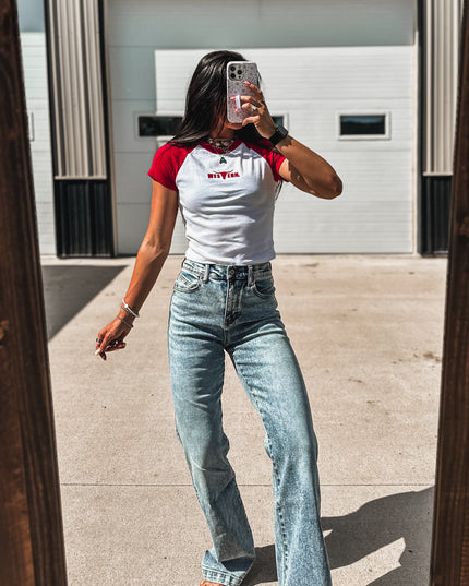 Brand Logo Cropped Baby T