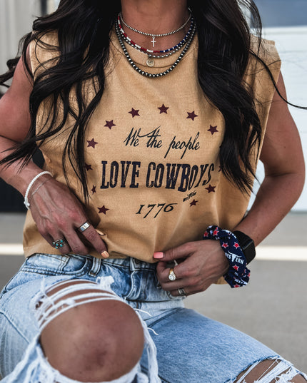 We the People - Cap Sleeve Tank