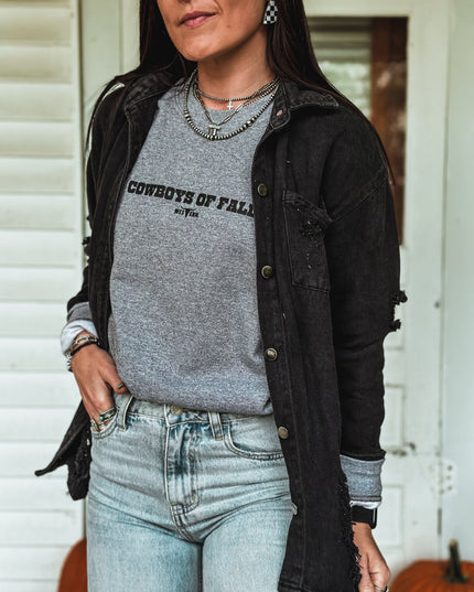Cowboys of Fall Crew - Grey