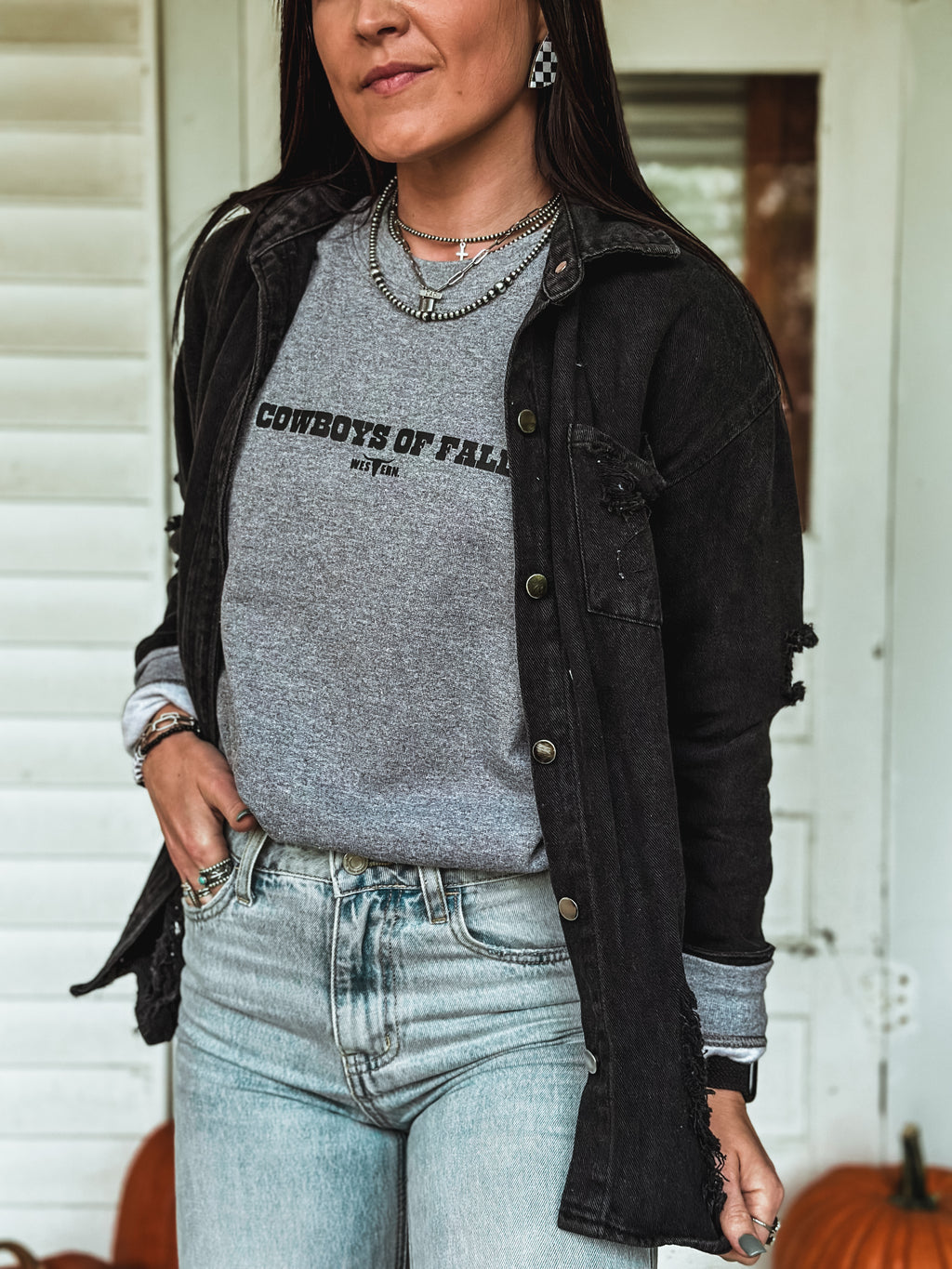 Cowboys of Fall Crew - Grey