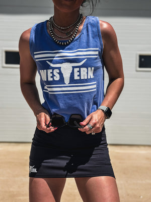 Brand Tank - Dusty Blue