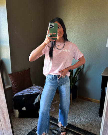 Everyday Classic Pinstripe Short Sleeve