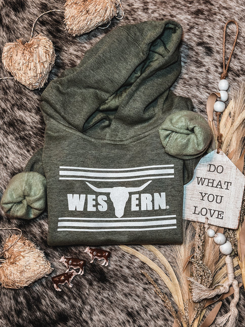 Brand Hoodie Toddler - Vintage Olive
