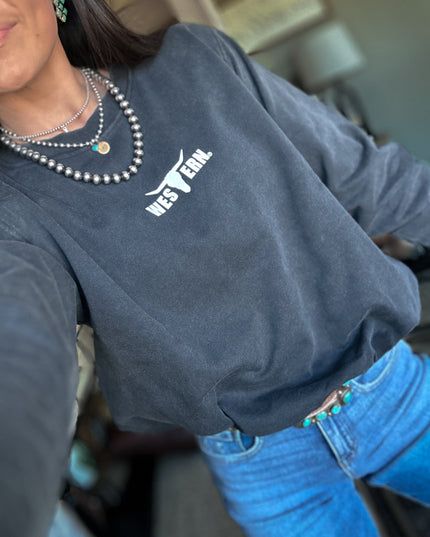 Brand Logo Bubble Hem Pullover