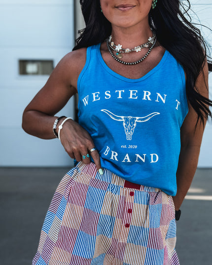 Brand Heather Tank (Unisex Style)