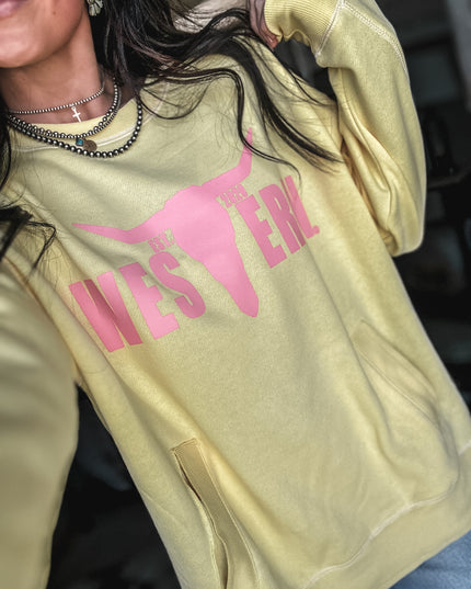 Stitch Seam Boxy Sweatshirt