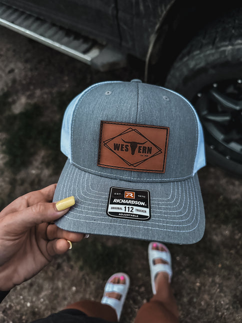 Brand Hat Heather Grey/ White 112
