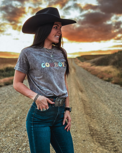 C O W B O Y S - Grey Mineral Wash