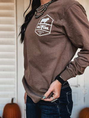 WTB Cattle Co. Longsleeve - Brown