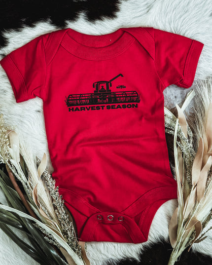 Harvest Season Onesie - Red