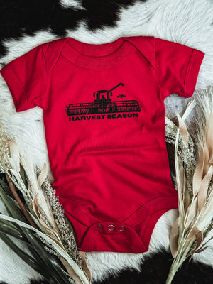 Harvest Season Onesie - Red