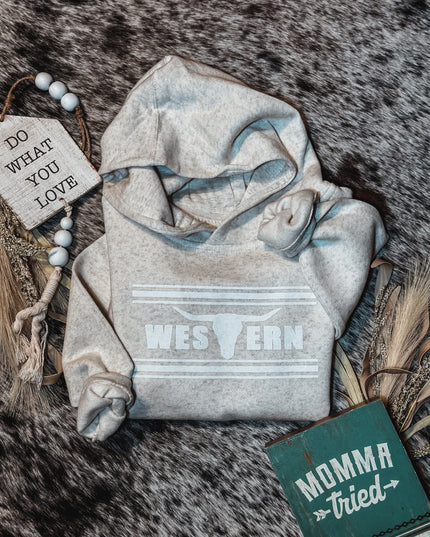 Brand Hoodie Toddler Oatmeal Heather