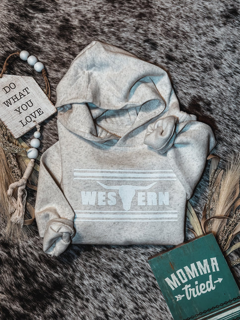 Brand Hoodie Toddler Oatmeal Heather