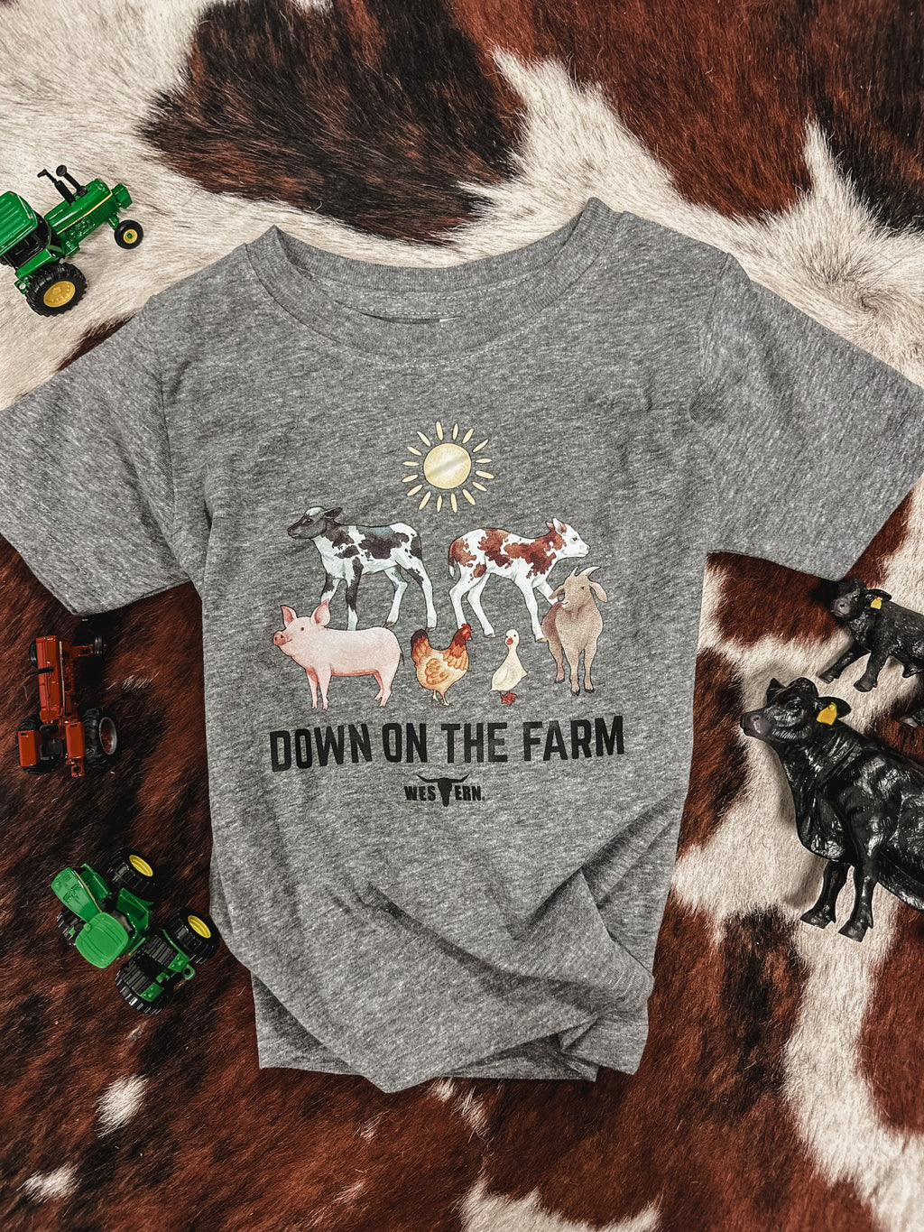 Down on the Farm T Toddler - Grey