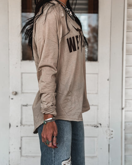 Brand Logo Easy-Go Longsleeve - Desert Brown