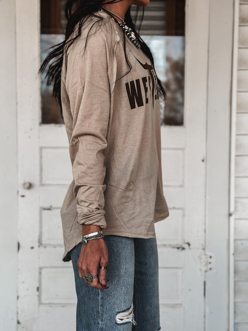 Brand Logo Easy-Go Longsleeve - Desert Brown