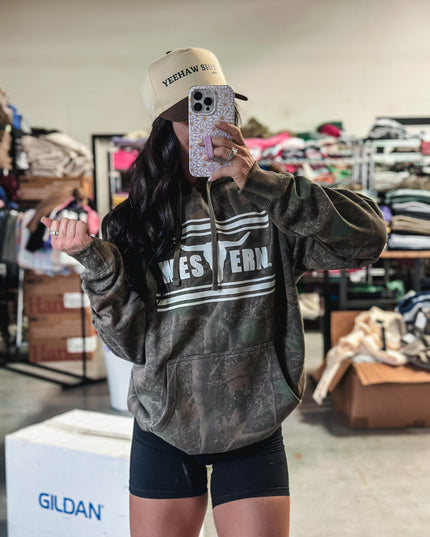 Brand Hoodie - Dark Deadwood Camo