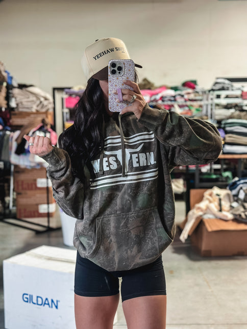Brand Hoodie - Dark Deadwood Camo