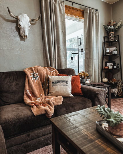 Cattle Drive Pillow Cover