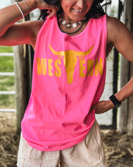 Brand Tank Cosmic Pink