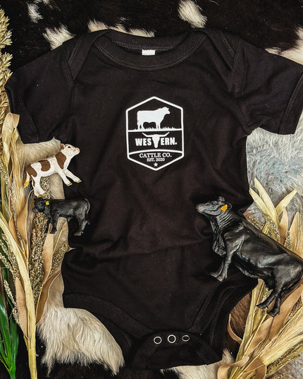 WTB Cattle Co. Onesie - Black