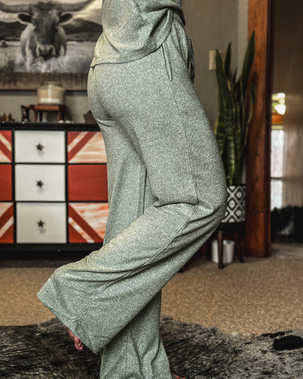 Brand Boulder Lounge Pants - Light Olive