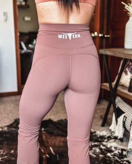 Brand Swift Yoga Flares - Cocoa