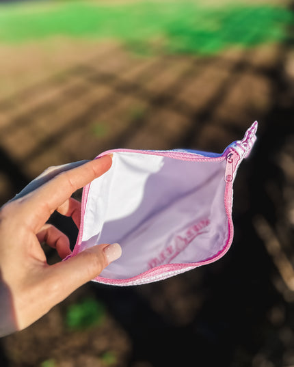 Girlie Pop Ruffles Cosmetic Bag