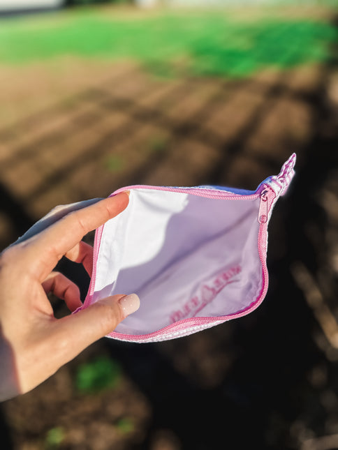 Girlie Pop Ruffles Cosmetic Bag
