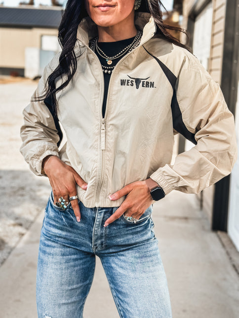 Brand Fast Pace Zip Jacket - Khaki