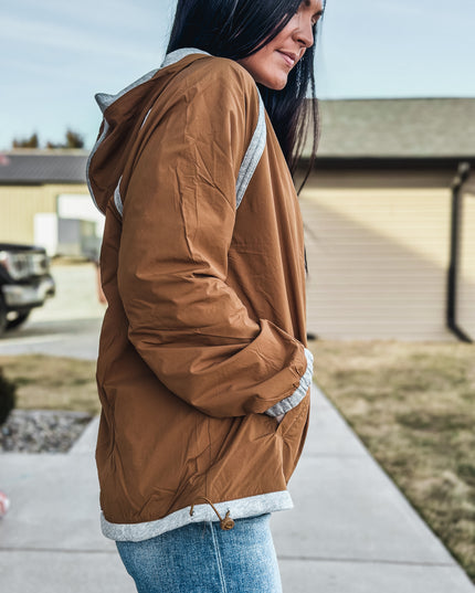 Rainstorm Pullover Hoodie - Latte