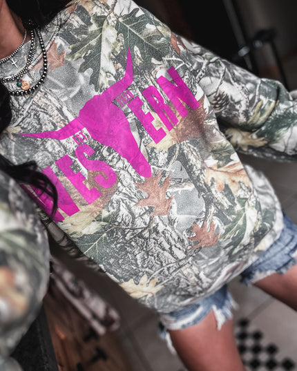 Brand Heavy Crew - Crisp Woods Camo