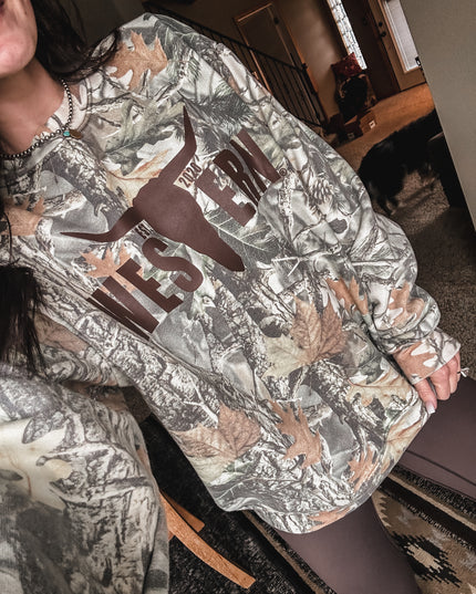 Brand Heavy Crew - Crisp Woods Camo